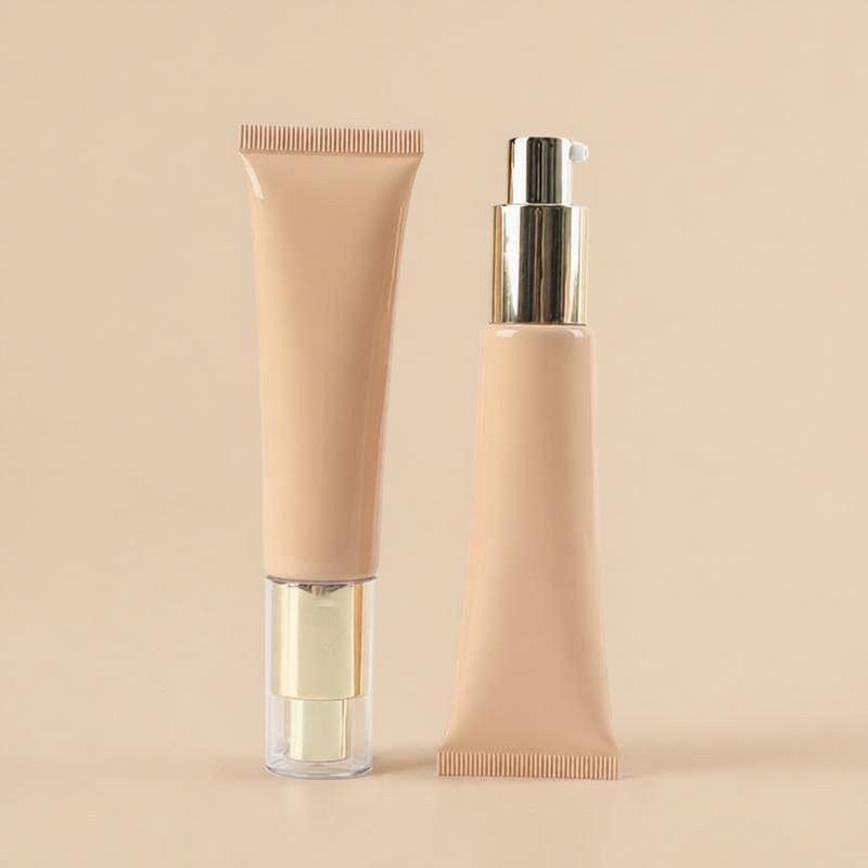 ECO Friendly PCR 50ml Cosmetic Squeeze Airless Pump Tube Package Tube for Facial Cleanser/sunscreen Cream Foundation - Image 3
