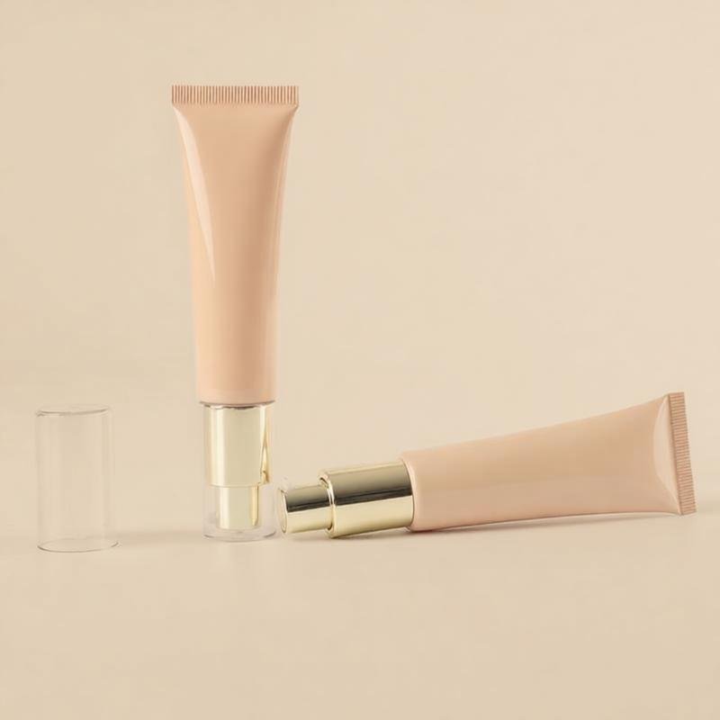 ECO Friendly PCR 50ml Cosmetic Squeeze Airless Pump Tube Package Tube for Facial Cleanser/sunscreen Cream Foundation - Image 2